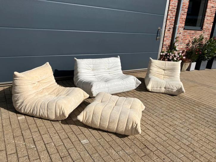 100% authentieke Togo Ligne Roset, Huis en Inrichting, Fauteuils, Stof, 75 tot 100 cm, Ophalen of Verzenden