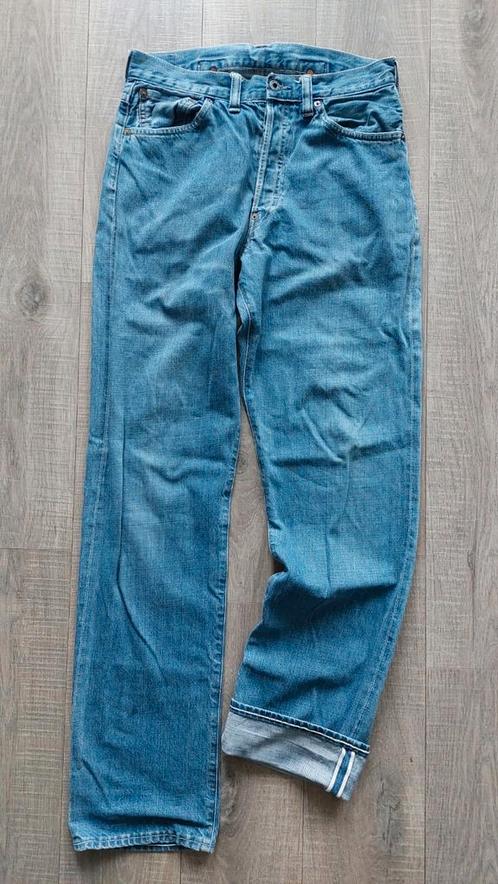 Levis Vintage Clothing 701 W28, Kleding | Dames, Spijkerbroeken en Jeans, Zo goed als nieuw, W28 - W29 (confectie 36), Blauw, Ophalen of Verzenden