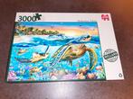 Puzzel 3000 underwater turtles / schildpadden Jumbo, Ophalen of Verzenden, 500 t/m 1500 stukjes, Zo goed als nieuw