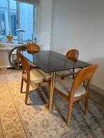 Prachtige eettafel uit de jaren 60 (stoelen niet te koop), Huis en Inrichting, Ophalen, Gebruikt, 100 tot 150 cm, 50 tot 100 cm