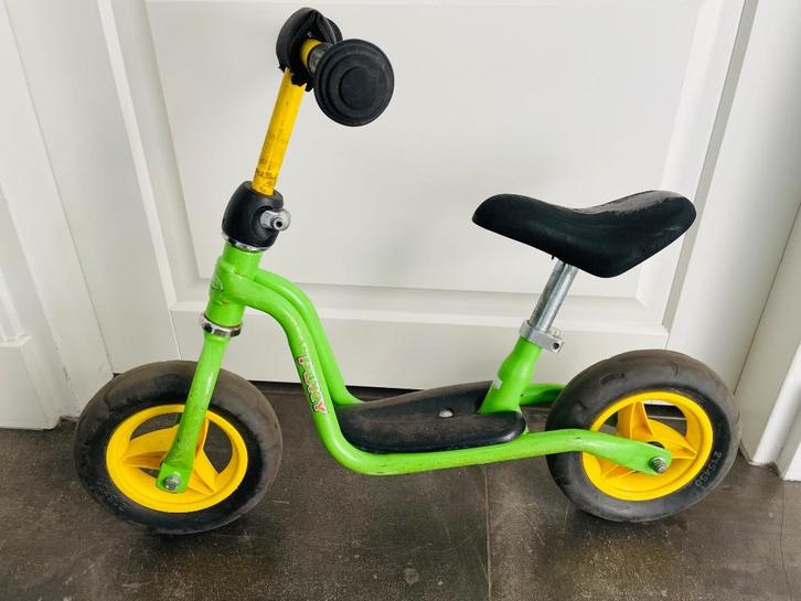 Puky loopfiets groen, Kinderen en Baby's, Speelgoed | Buiten | Voertuigen en Loopfietsen, Gebruikt, Loopfiets, Ophalen