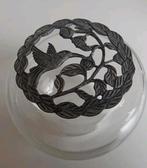 potpourri glas met metalen deksel vintage, ijsvogeltje, Huis en Inrichting, Woonaccessoires | Overige, Ophalen of Verzenden, Zo goed als nieuw