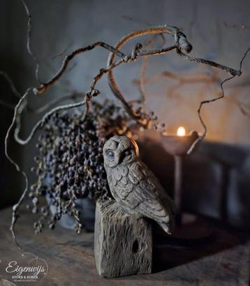 Brynxz Uil op Meerpaaltje | Majestic Brown  beschikbaar voor biedingen