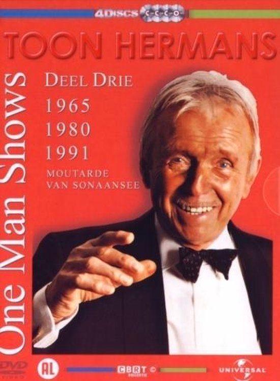 Toon Hermans one man shows deel 3, Cd's en Dvd's, Dvd's | Cabaret en Sketches, Zo goed als nieuw, Stand-up of Theatershow, Alle leeftijden