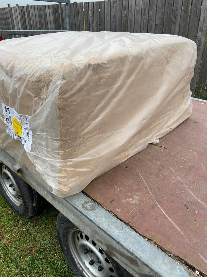 3,5 pakken hennep / jute isolatie 60mm, Doe-het-zelf en Verbouw, Isolatie en Afdichting, Nieuw, Overige materialen, 4 tot 8 cm