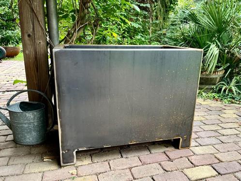Cortenstaal plantenbak op poten, Nieuw, Tuin en Terras, Bloembakken en Plantenbakken, Nieuw, Metaal, Tuin, 60 cm of meer, 60 tot 100 cm