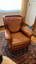 Leren fauteuil, Antiek en Kunst, Curiosa en Brocante, Ophalen