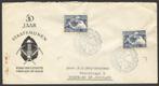 Nederland FDC E8 Met Adres Mijnwerker, Staatsmijnen 1952, Ophalen of Verzenden, Beschreven, Nederland