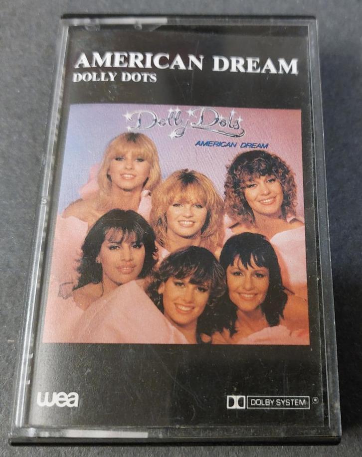 Dolly Dots American Dream CASSETTE Belgie 1980 Origineel, Cd's en Dvd's, Cassettebandjes, Gebruikt, Origineel, Pop, 1 bandje, Verzenden