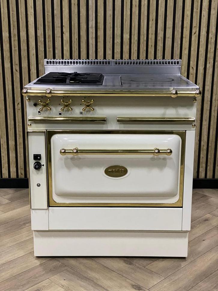 Luxe Fornuis Morice + Gasoven Uniek Showroommodel Zeldzaam, Witgoed en Apparatuur, Fornuizen, Nieuw, Vrijstaand, Gas, Grill