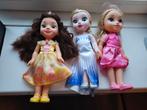 Prinsessen poppen Belle, Elsa en Doornroosje, Ophalen of Verzenden, Gebruikt, Overige typen