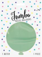 Jumbo Ballon - Pistache - 1mtr, Ophalen of Verzenden, Nieuw, Versiering, Verjaardag