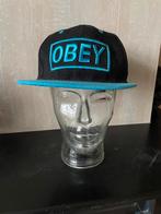 pet / cap OBEY blauw/zwart, Ophalen of Verzenden, Zo goed als nieuw, One size fits all, Pet