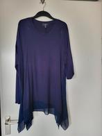 Donkerblauw apart t shirt maat 48/50, Kleding | Dames, Grote Maten, Ophalen of Verzenden, Zo goed als nieuw, Blauw, Shirt of Top