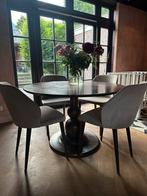 BePureHome Blanco eettafel ø120 cm mango walnoot, Huis en Inrichting, 100 tot 150 cm, Rond, Nieuw, Ophalen of Verzenden