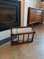 Vintage tijdschriften rekje literatuur bak, vinyl rekje lp’s, Ophalen of Verzenden