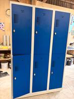 Industriële Locker Kast - Blauw, Huis en Inrichting, Kasten | Lockerkasten, Ophalen, Gebruikt