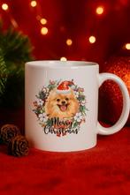 Merry Christmas Pomeranian mok, Ophalen of Verzenden, Nieuw