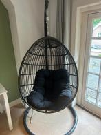 Leuke hangstoel om lekker in te chillen, Huis en Inrichting, Stoelen, Ophalen, Gebruikt, Zwart, Eén