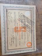 Hollandsche Voorschotbank 1928 Aandeel, Postzegels en Munten, Aandelen en Waardepapieren, Ophalen of Verzenden, 1920 tot 1950