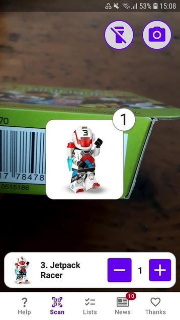 Lego CMF series 27 Jetpack Racer beschikbaar voor biedingen