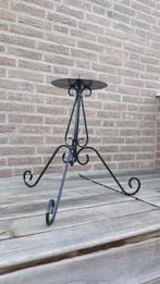 Mooie smeedijzeren kandelaar, Ophalen, Gebruikt, 50 tot 75 cm, Zwart