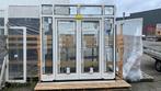 Houten tuindeuren, met HR ++ glas letselwerend 2515bx2630 h, Deurkozijn, Nieuw, Ophalen of Verzenden, Inclusief glas