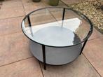 Salontafel, Huis en Inrichting, Tafels | Salontafels, 50 tot 100 cm, Rond, Glas, Minder dan 50 cm