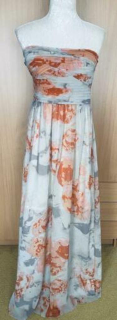 Vila lange jurk maat M strapless, Kleding | Dames, Jurken, Zo goed als nieuw, Maat 38/40 (M), Overige kleuren, Onder de knie, Ophalen of Verzenden