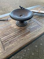 Leuke oude metalen vogeldrinbak, Tuin en Terras, Tuinwanddecoratie, Ophalen, Gebruikt