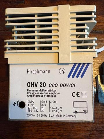 Hirschmann antenneversterker + verdeler met eindstop beschikbaar voor biedingen