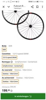 Fulcrum rr Gravel velgen, Fietsen en Brommers, Fietsonderdelen, Fulcrum, Racefiets, Zo goed als nieuw, Ophalen