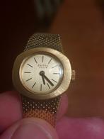 ZentRa Vintage Goudkleurig Dameshorloge polsmaat 14 cm, Sieraden, Tassen en Uiterlijk, Overige merken, Overige materialen, Gebruikt