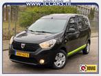 Dacia DOKKER 1.5 DCI 90 SOLID - Airco - Euro 6 - Nette bus !, 4 cilinders, Zwart, Origineel Nederlands, 2 stoelen