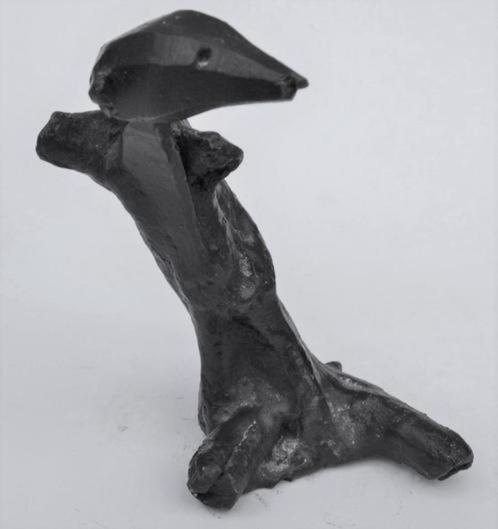 Klaas van den Berg - “Hermelijn” - Sculptuur brons - 2003, Antiek en Kunst, Kunst | Beelden en Houtsnijwerken, Ophalen of Verzenden