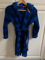 HEMA Badjas 134/146 Blauw Gestreept - Zacht!, Ophalen of Verzenden, Zo goed als nieuw, Hema, Jongen