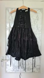 Gothic jurk, Zwart, Ophalen of Verzenden, Zo goed als nieuw, Maat 34 (XS) of kleiner
