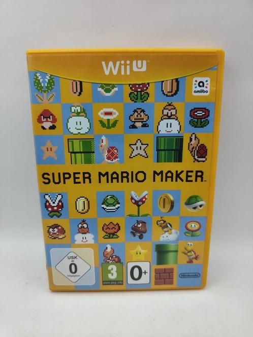 Super Mario maker Wii U, Spelcomputers en Games, Games | Nintendo Wii U, Zo goed als nieuw, Racen en Vliegen, 1 speler, Vanaf 3 jaar