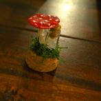 Mini stolp met vliegenzwam en bergkristal, Huis en Inrichting, Woonaccessoires | Stolpen, Ophalen of Verzenden, Nieuw