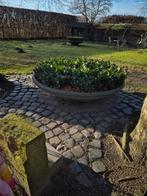 2 Plantenbakken, Tuin en Terras, Bloembakken en Plantenbakken, Gebruikt, Minder dan 60 cm, Rond, Ophalen of Verzenden