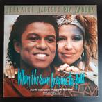 Jermaine Jackson & Pia Zadora - When the Rain Begins to Fall, Cd's en Dvd's, Vinyl Singles, Gebruikt, Maxi-single, Ophalen of Verzenden