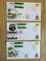 Eerste dag uitgifte enveloppen Korps Mariniers (3 enveloppen, Postzegels en Munten, Postzegels | Eerstedagenveloppen, Verzenden