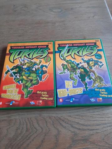Teenage Mutant Ninja Turtles deel 1 en 2 dvd. beschikbaar voor biedingen