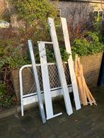 Bedframe inclusief lattenbodem - IKEA NESTTUN 140x200, Ophalen, Wit, Tweepersoons, 140 cm