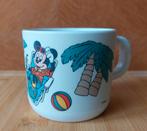 Vintage mokje Disney Mickey en Donald, Verzamelen, Disney, Ophalen of Verzenden, Mickey Mouse, Zo goed als nieuw, Beeldje of Figuurtje