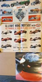 3 x reclame poster o.a. Indy 500, Verzamelen, Posters, Rechthoekig Liggend, Ophalen of Verzenden, Zo goed als nieuw, Sport