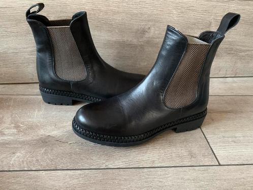 Super mooie zwarte leren laarsjes van One Step (Maat 36), Kleding | Dames, Schoenen, Nieuw, Lage of Enkellaarzen, Zwart, Verzenden