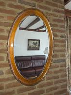 Ovale Spiegel met Houten Frame, Ophalen, Ovaal, Minder dan 50 cm, Minder dan 100 cm