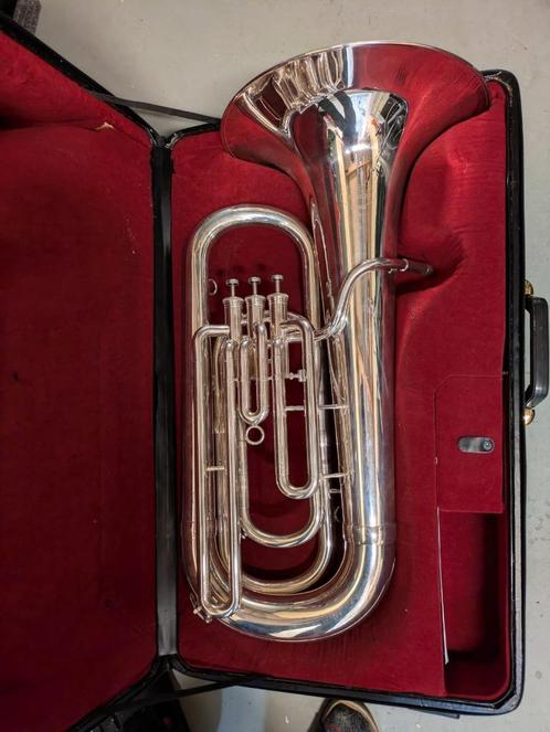 Besson 1000 serie Student Eb, Muziek en Instrumenten, Blaasinstrumenten | Tuba's, Zo goed als nieuw, Es-tuba, Met koffer of draagtas