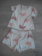 H&M Zomer Pyjama Set 98/104 Vlinders, Ophalen of Verzenden, Zo goed als nieuw, H&M, Meisje